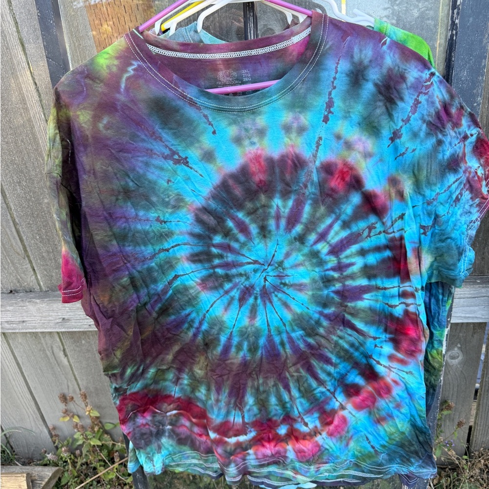 Brand new hand dyed TIE DYE SHIRT!!